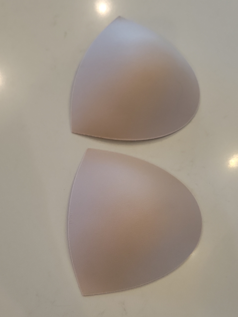 NWOT Maidenform Nude Foam Bra Inserts - Light Beige